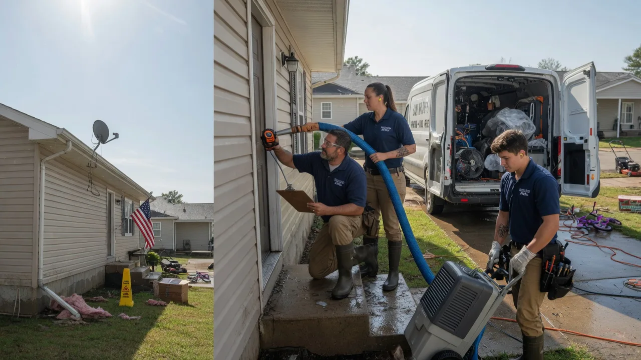 Ceiling Water Damage Restoration in New Wilmington, PA near me